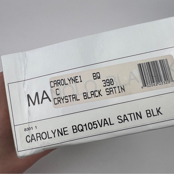 Manolo Blahnik Embellished Jewel Encrusted Crystal Carolyne Slingback Pumps - Picture 6 of 13